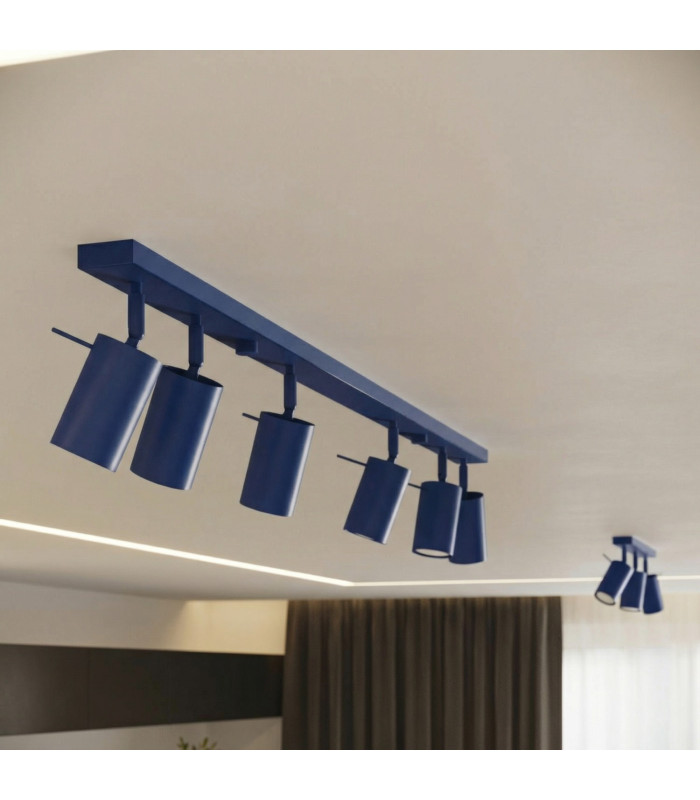 Ring Twin Ceiling Spotlight Ultramarine 2x GU10-13