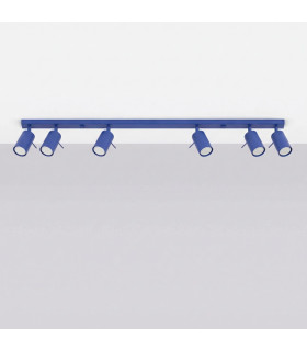 Ring Ceiling Spotlight Bar Ultramarine 6x GU10-2