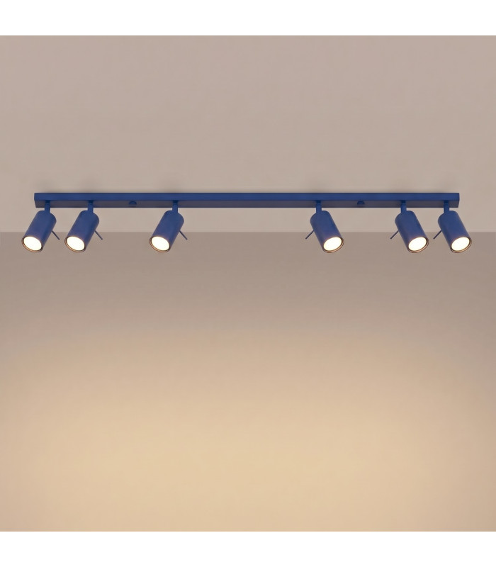 Ring Ceiling Spotlight Bar Ultramarine 6x GU10-3