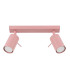 Ring Twin Ceiling Spotlight Pink 2x GU10-1