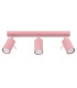 Ring Ceiling Spotlight Bar Pink 3x GU10-1