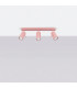 Ring Ceiling Spotlight Bar Pink 3x GU10-2