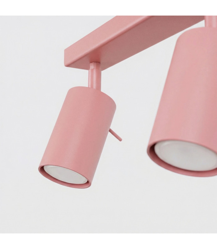 Ring Twin Ceiling Spotlight Pink 2x GU10-7