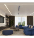 Ring Ceiling Spotlight Bar Ultramarine 6x GU10-11