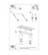 Ring Twin Ceiling Spotlight Pink 2x GU10-10