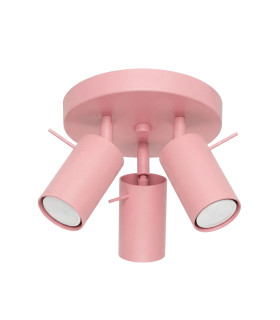 Ring Ceiling Spotlight Clusters Pink 3x GU10-1