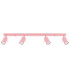 Ring Ceiling Spotlight Bar Pink 4x GU10-1