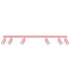 Ring Ceiling Spotlight Bar Pink 6x GU10-1