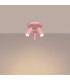 Ring Ceiling Spotlight Clusters Pink 3x GU10-3