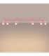 Ring Ceiling Spotlight Bar Pink 6x GU10-3