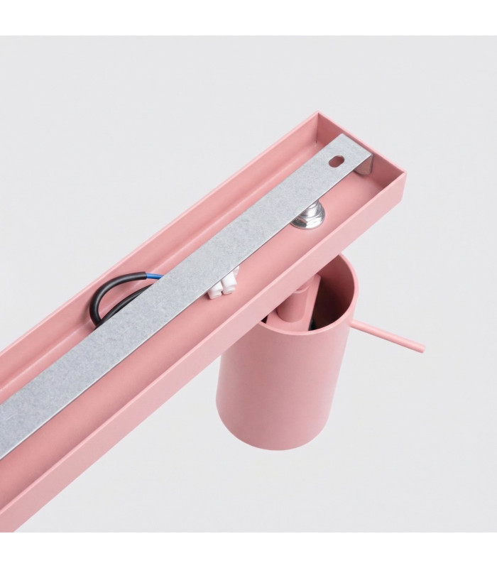Ring Ceiling Spotlight Bar Pink 4x GU10-4