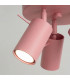 Ring Ceiling Spotlight Clusters Pink 3x GU10-6