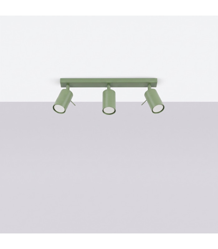 Ring Ceiling Spotlight Bar Sage 3x GU10-2