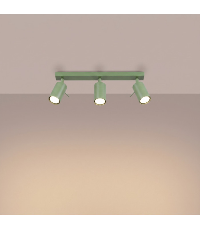 Ring Ceiling Spotlight Bar Sage 3x GU10-3