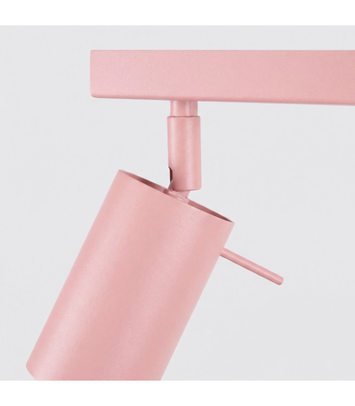 Ring Ceiling Spotlight Bar Pink 4x GU10-8