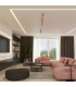 Ring Ceiling Spotlight Clusters Pink 3x GU10-10