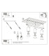 Ring Ceiling Spotlight Bar Sage 3x GU10-10