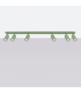Ring Ceiling Spotlight Bar Sage 6x GU10-2