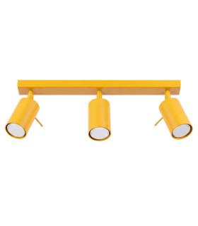 Ring Ceiling Spotlight Bar Yellow 3x GU10-1