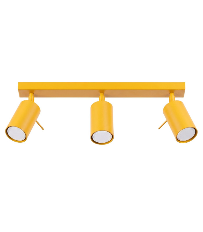 Ring Ceiling Spotlight Bar Yellow 3x GU10-1