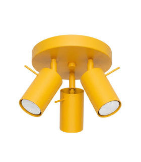 Ring Ceiling Spotlight Clusters Yellow 3x GU10-1