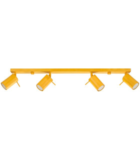 Ring Ceiling Spotlight Bar Yellow 4x GU10-1