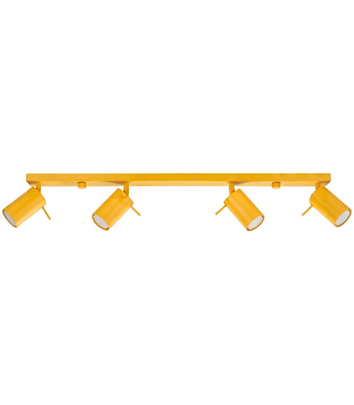 Ring Ceiling Spotlight Bar Yellow 4x GU10-1