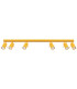 Ring Ceiling Spotlight Bar Yellow 6x GU10-1
