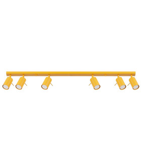 Ring Ceiling Spotlight Bar Yellow 6x GU10-1