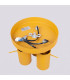 Ring Ceiling Spotlight Clusters Yellow 3x GU10-4