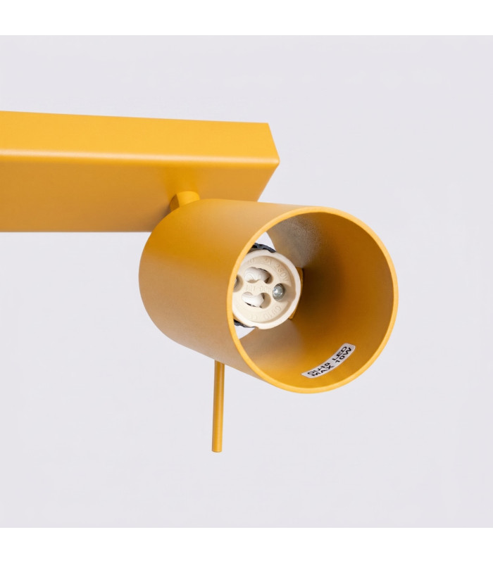 Ring Ceiling Spotlight Bar Yellow 3x GU10-5