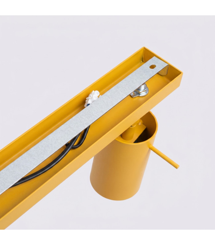 Ring Ceiling Spotlight Bar Yellow 4x GU10-4