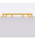 Ring Ceiling Spotlight Bar Yellow 6x GU10-2