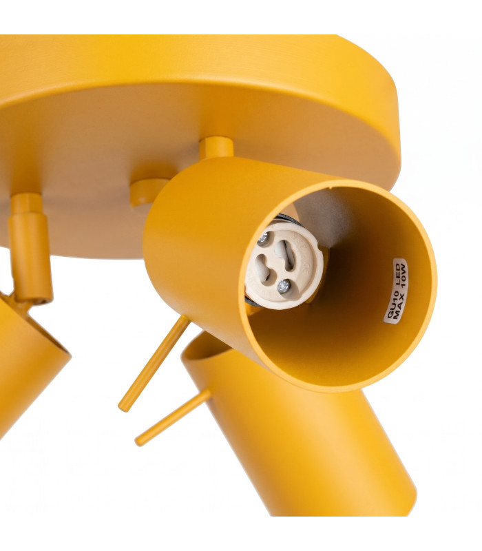 Ring Ceiling Spotlight Clusters Yellow 3x GU10-5