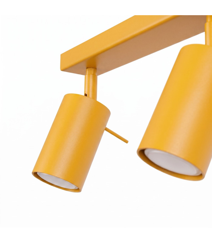 Ring Ceiling Spotlight Bar Yellow 3x GU10-7