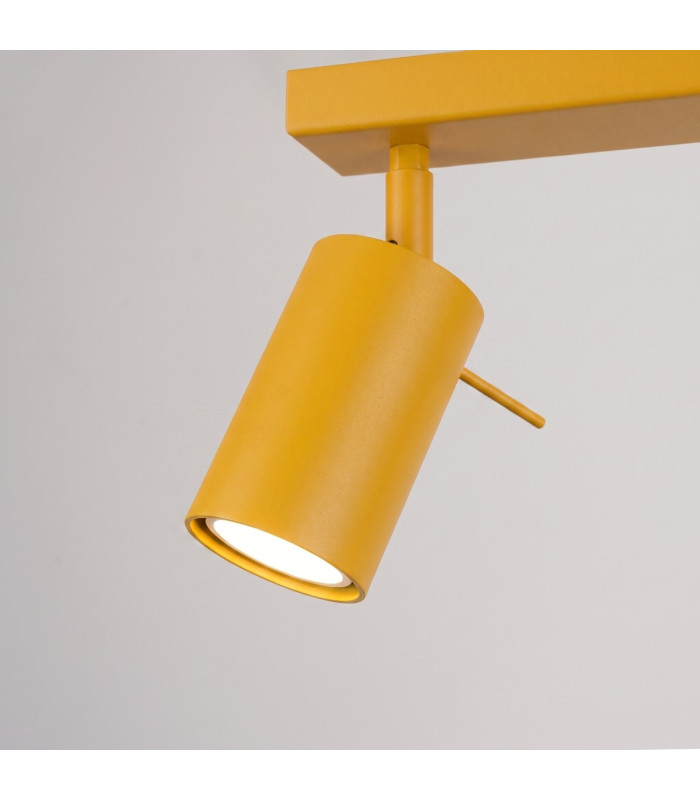 Ring Ceiling Spotlight Bar Yellow 4x GU10-6