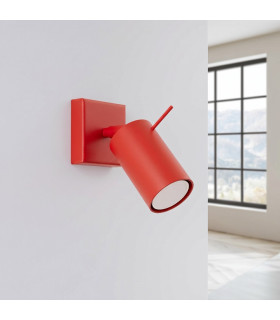 Ring Single Spotlight Red 1x GU10-2