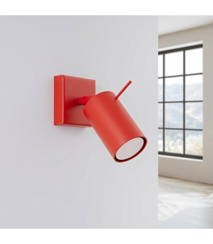 Ring Single Spotlight Red 1x GU10-2