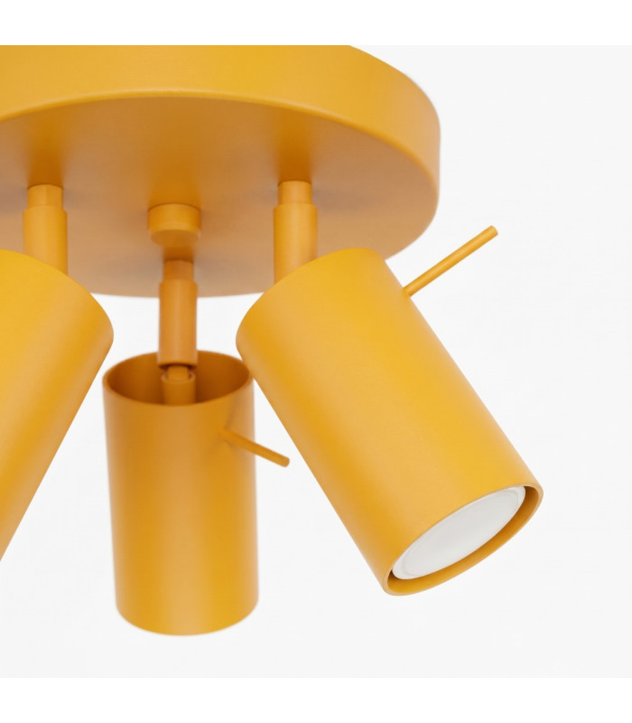 Ring Ceiling Spotlight Clusters Yellow 3x GU10-7