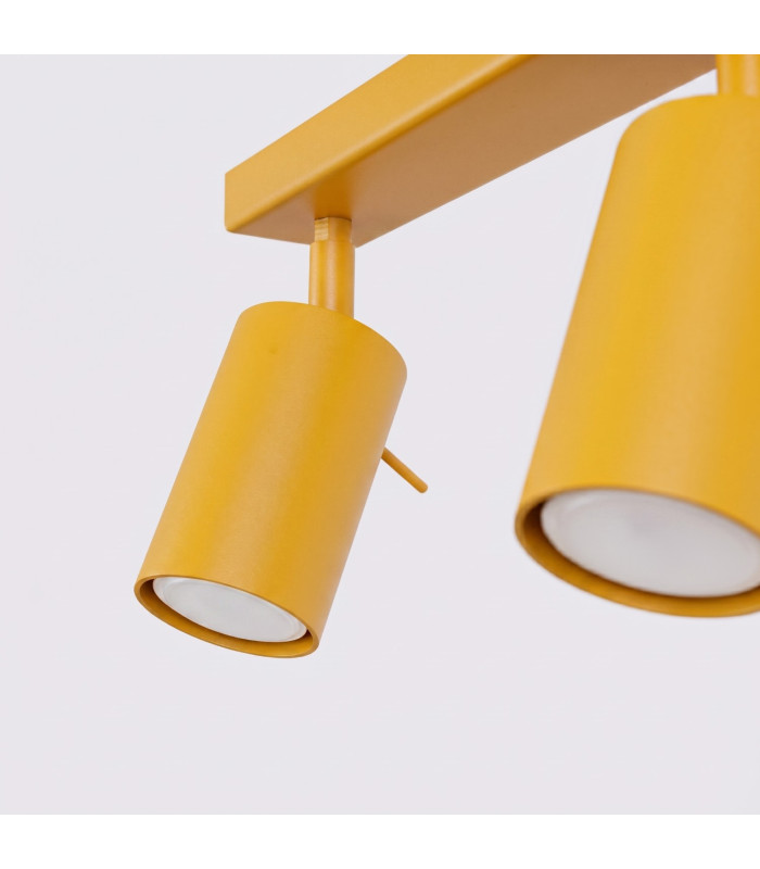 Ring Ceiling Spotlight Bar Yellow 4x GU10-7