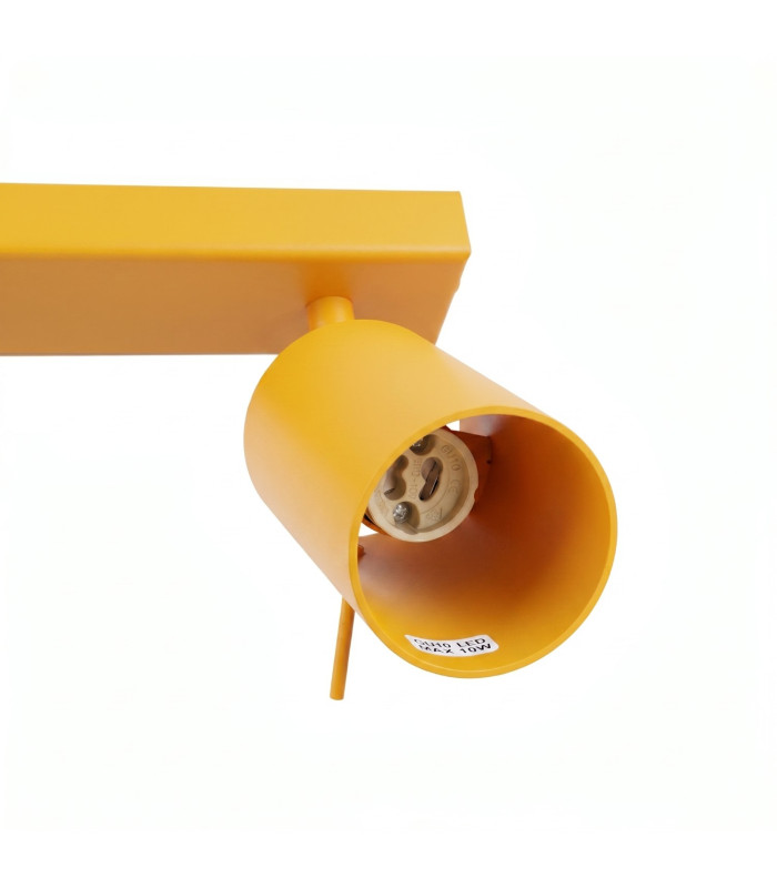 Ring Ceiling Spotlight Bar Yellow 6x GU10-5