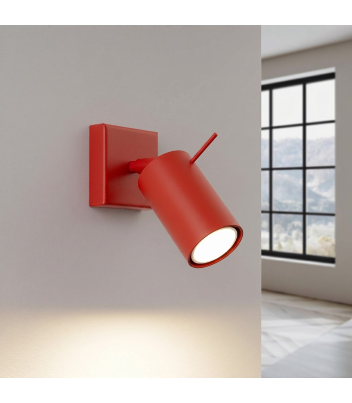 Ring Single Spotlight Red 1x GU10-3