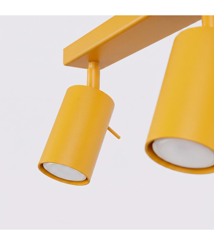 Ring Ceiling Spotlight Bar Yellow 6x GU10-7