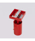 Ring Single Spotlight Red 1x GU10-6