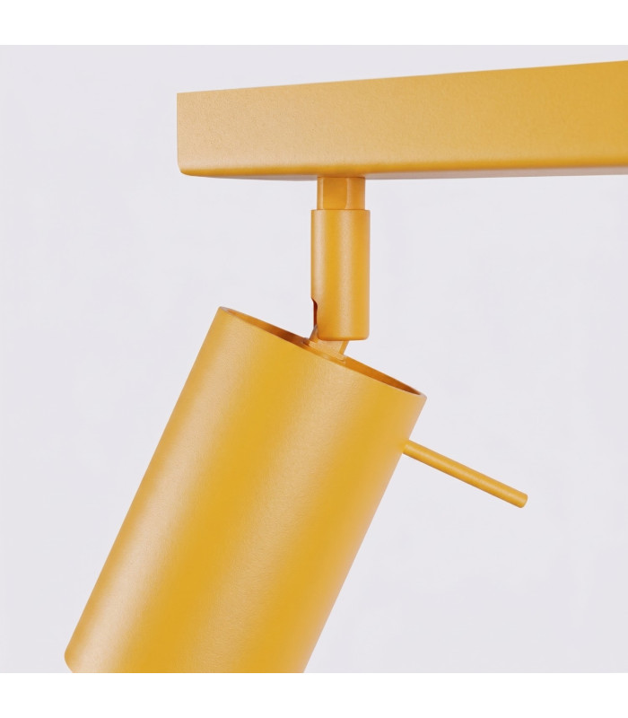 Ring Ceiling Spotlight Bar Yellow 6x GU10-8
