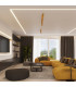 Ring Ceiling Spotlight Bar Yellow 6x GU10-11