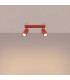 Ring Twin Ceiling Spotlight Red 2x GU10-3