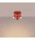 Ring Ceiling Spotlight Clusters Red 3x GU10-3