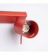 Ring Twin Ceiling Spotlight Red 2x GU10-5