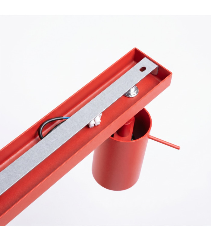 Ring Ceiling Spotlight Bar Red 6x GU10-4